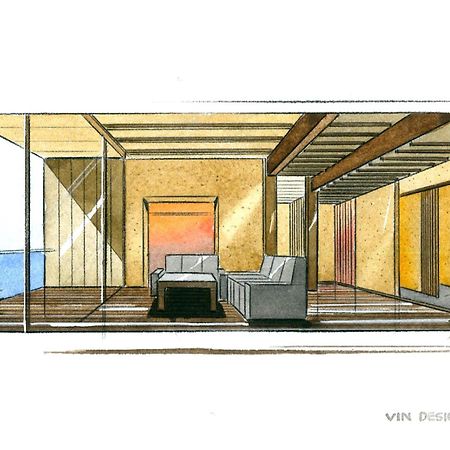 Amane Resort Seikai Beppu Habitación foto Interior design sketch