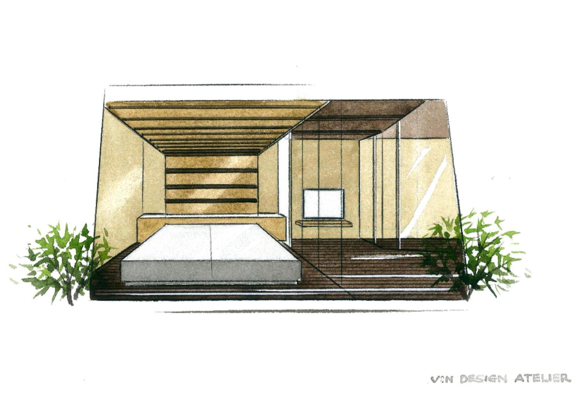 Amane Resort Seikai Beppu Habitación foto A conceptual sketch of the proposed station.